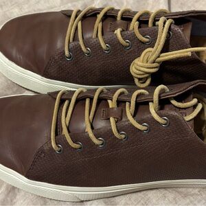 Sperry plushwave Men's Dark Brown Leather Sneakers